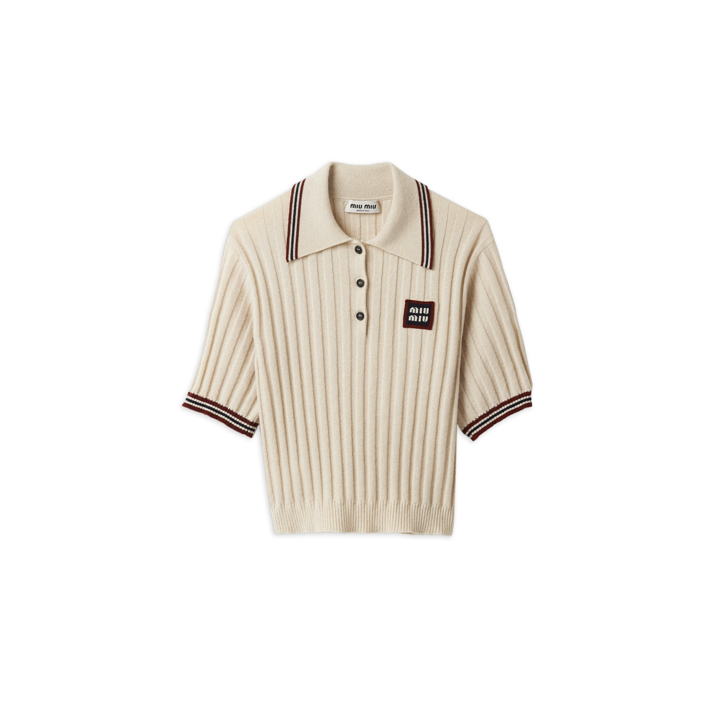 M1v M1v cashmere knit polo shirt mml878